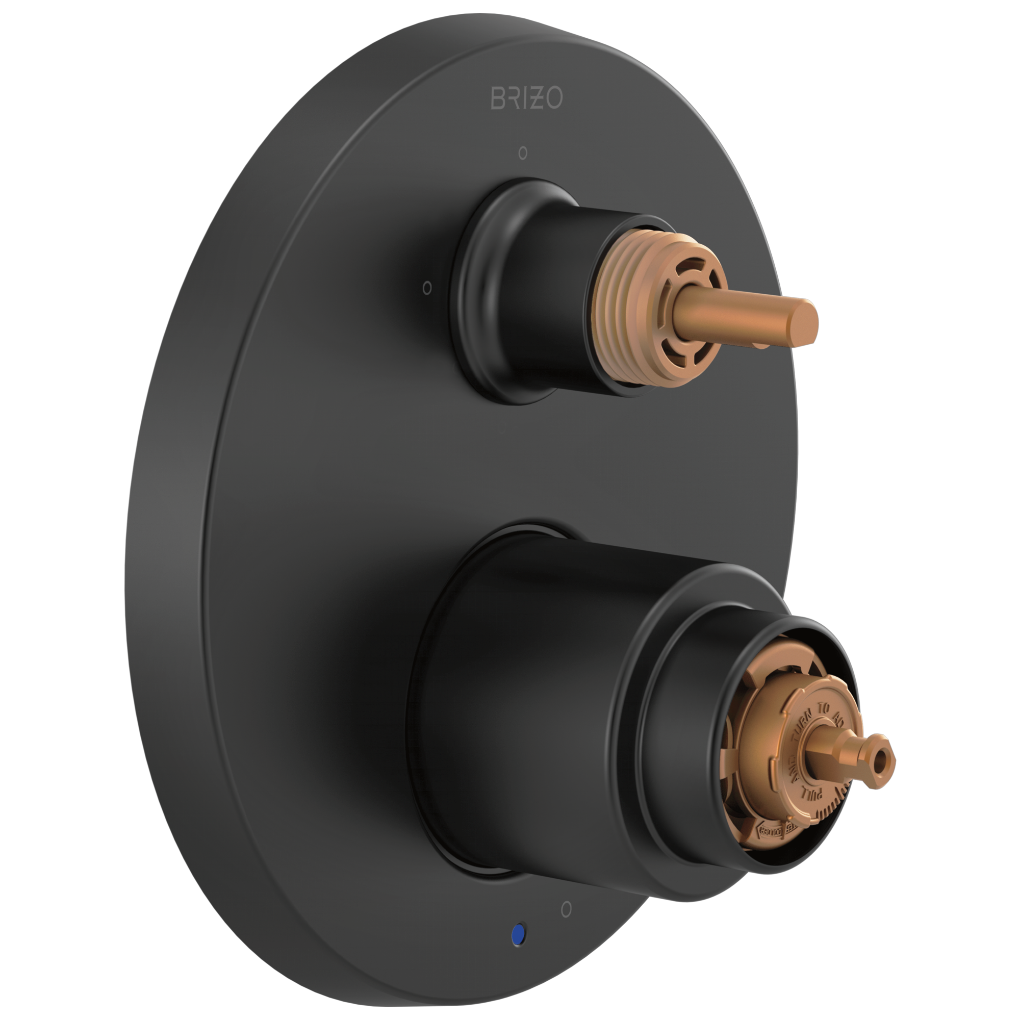 Brizo Jason Wu for Brizo™: Pressure Balance Valve with Integrated 3-Function Diverter Trim  - Less Handles In Matte Black
