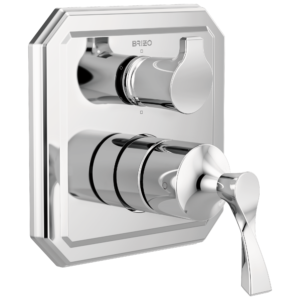 Brizo Virage®: Pressure Balance Valve with Integrated 6-Function Diverter Trim In Chrome