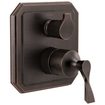 Brizo Virage®: Pressure Balance Valve with Integrated 6-Function Diverter Trim In Venetian Bronze