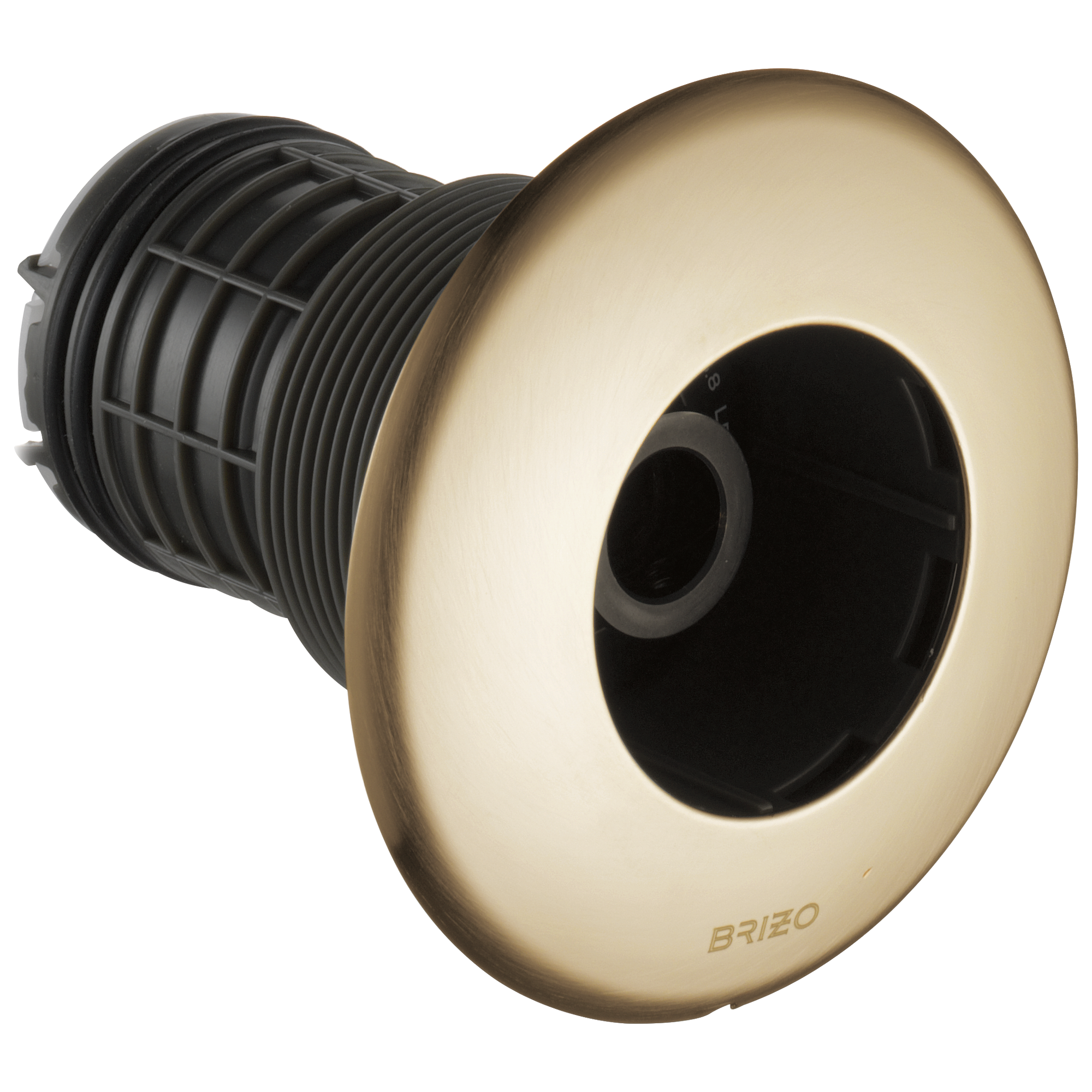 Brizo Essential™ Shower: Hydrachoice Max® Round Body Spray Trim In Luxe Gold