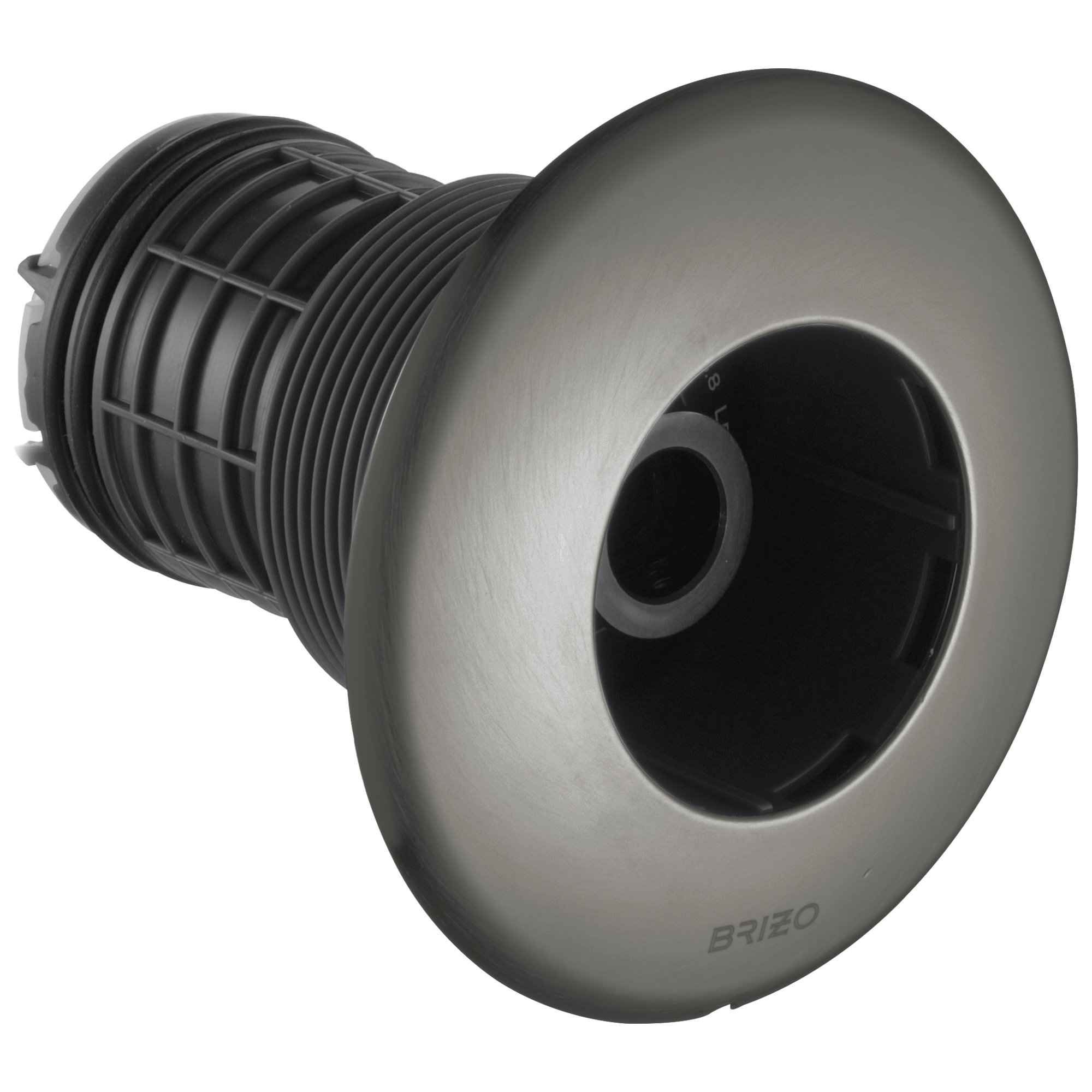 Brizo Essential™ Shower: Hydrachoice Max® Round Body Spray Trim In Luxe Steel