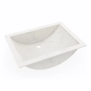 13 x 19 Swanstone Undermount Single Bowl Sink Carrara