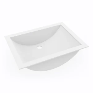 13 x 19 Swanstone Undermount Single Bowl Sink in White