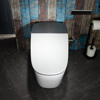 B0930S Smart Bidet Toilet With 1.28 GPF Dua Flush Auto Open & Close, Auto Flush,Foot Sensor Flush, 1000 Gram MaP Flushing Score,LED Display, Chair Height Design And Cleaning Foam Dispenser - Image 5