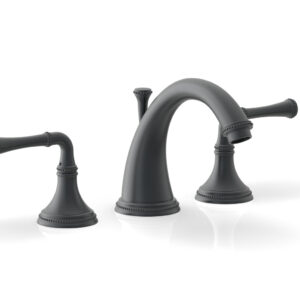 Phylrich BEADED Widespread Faucet Lever Handles 207-01 – Gun Metal