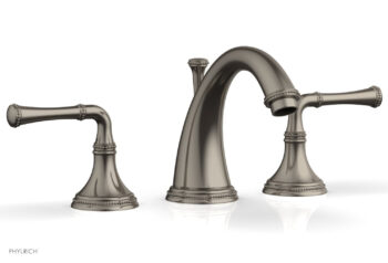 Phylrich BEADED Widespread Faucet Lever Handles 207-01 - Pewter