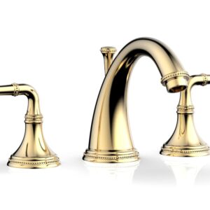 Phylrich BEADED Widespread Faucet Lever Handles 207-01 – Satin Brass