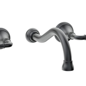Phylrich BEADED Widespread Faucet 207-11 – Gun Metal