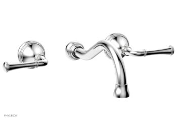 Phylrich BEADED Widespread Faucet 207-11 - Polished Chrome