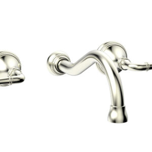 Phylrich BEADED Widespread Faucet 207-11 – Satin Nickel