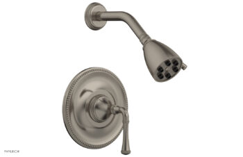 Phylrich BEADED Pressure Balance Shower Set - Lever Handle 207-21 - Pewter