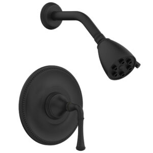 Phylrich BEADED Pressure Balance Shower Set – Lever Handle 207-21 – Matte Black
