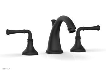 Phylrich COINED Widespread Faucet 208-01 - Matte Black