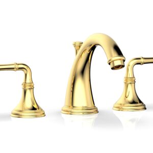 Phylrich COINED Widespread Faucet 208-01 – Polished Gold
