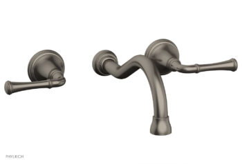 Phylrich COINED Wall Lavatory Set 208-11 - Pewter