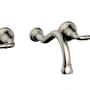 Phylrich COINED Wall Lavatory Set 208-11 – Polished Nickel