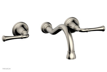 Phylrich COINED Wall Lavatory Set 208-11 - Polished Nickel
