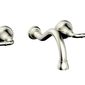 Phylrich COINED Wall Lavatory Set 208-11 – Satin Nickel
