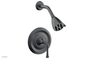 Phylrich COINED Pressure Balance Shower Set - Lever Handle 208-21 - Gun Metal