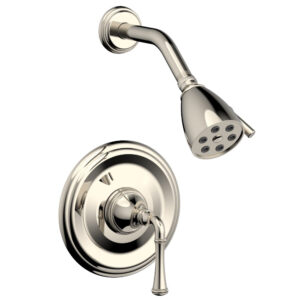Phylrich COINED Pressure Balance Shower Set – Lever Handle 208-21 – Polished Nickel