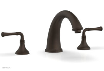 Phylrich COINED Deck Tub Set - Lever Handles 208-40 - Antique Bronze