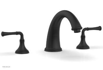 Phylrich COINED Deck Tub Set - Lever Handles 208-40 - Matte Black