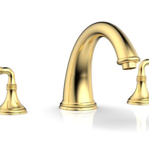 Phylrich COINED Deck Tub Set – Lever Handles 208-40 – Satin Gold