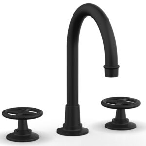 Phylrich WORKS Widespread Faucet – High Spout 220-01 – Matte Black