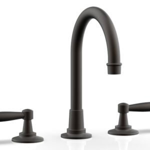Phylrich WORKS Widespread Faucet – High Spout 220-02 – Oil Rubbed Bronze