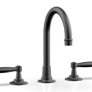 Phylrich WORKS Widespread Faucet – High Spout 220-02 – Gun Metal
