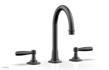 Phylrich WORKS Widespread Faucet - High Spout 220-02 - Gun Metal