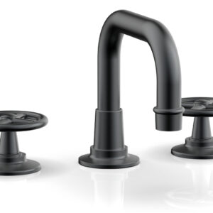 Phylrich WORKS Widespread Faucet – Low Spout 220-03 – Gun Metal