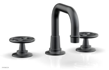 Phylrich WORKS Widespread Faucet - Low Spout 220-03 - Gun Metal