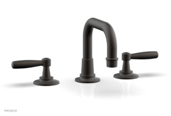 Phylrich WORKS Widespread Faucet - Low Spout 220-04 - Oil Rubbed Bronze