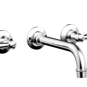 Phylrich WORKS Wall Lavatory Set – Lever Handles 220-12 – Polished Chrome