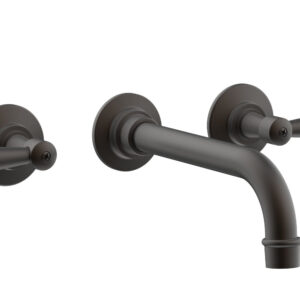 Phylrich WORKS Wall Lavatory Set – Lever Handles 220-12 – Oil Rubbed Bronze