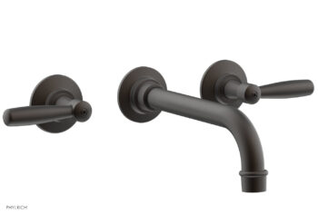 Phylrich WORKS Wall Lavatory Set - Lever Handles 220-12 - Oil Rubbed Bronze