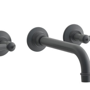 Phylrich WORKS Wall Lavatory Set – Lever Handles 220-12 – Gun Metal