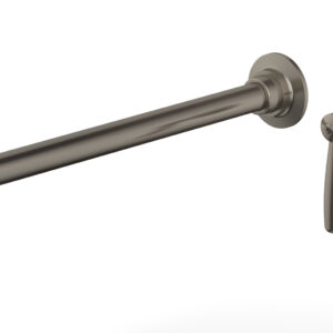 Phylrich WORKS 14″ Single Handle Wall Lavatory Set – Lever Handle 220-16-14 – Pewter