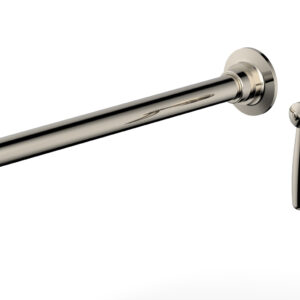 Phylrich WORKS 14″ Single Handle Wall Lavatory Set – Lever Handle 220-16-14 – Polished Nickel