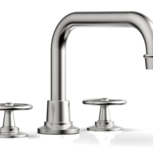 Phylrich WORKS Deck Tub Set – Cross Handles 220-42 – Satin Chrome