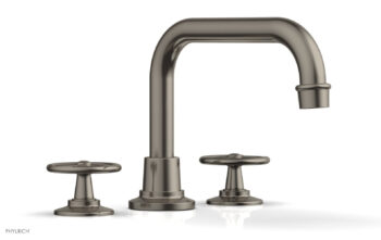 Phylrich WORKS Deck Tub Set - Cross Handles 220-42 - Pewter