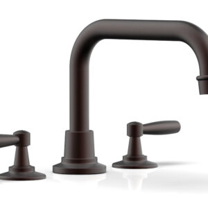 Phylrich WORKS Deck Tub Set – Lever Handles 220-43 – Weathered Copper