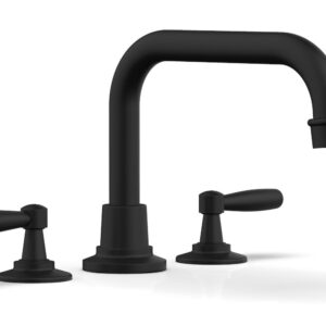 Phylrich WORKS Deck Tub Set – Lever Handles 220-43 – Matte Black