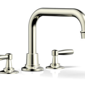 Phylrich WORKS Deck Tub Set – Lever Handles 220-43 – Satin Nickel