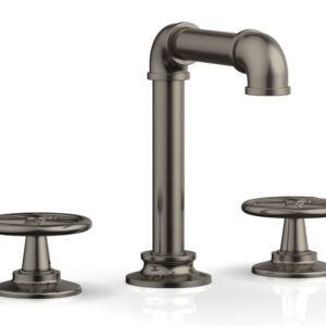 Phylrich WORKS 2 Widespread Faucet – High Spout 221-01 – Pewter