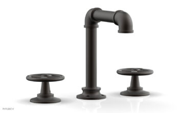 Phylrich WORKS 2 Widespread Faucet - High Spout 221-01 - Oil Rubbed Bronze