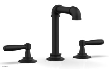 Phylrich WORKS 2 Widespread Faucet - High Spout  221-02 - Matte Black