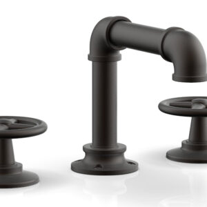 Phylrich WORKS 2 Widespread Faucet – Low Spout 221-03 – Oil Rubbed Bronze