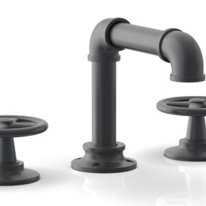 Phylrich WORKS 2 Widespread Faucet – Low Spout 221-03 – Gun Metal